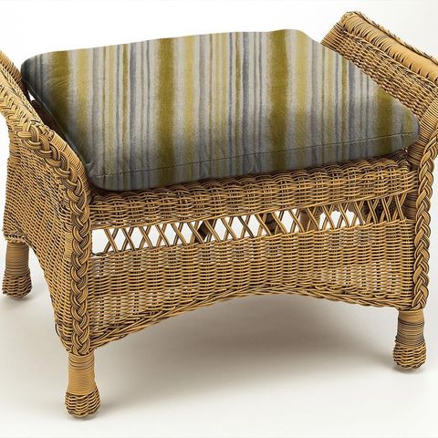 Garda Stripe Ochre Box Cushion