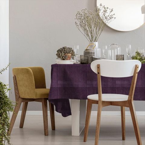 Glamour Aubergine Tablecloth