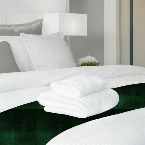 Glamour Emerald Bed Runner