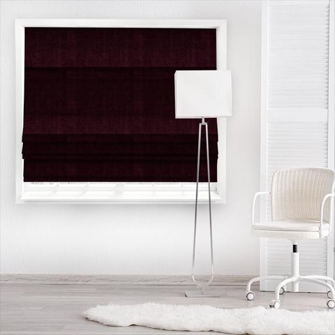 Glamour Grape Made To Measure Roman Blind