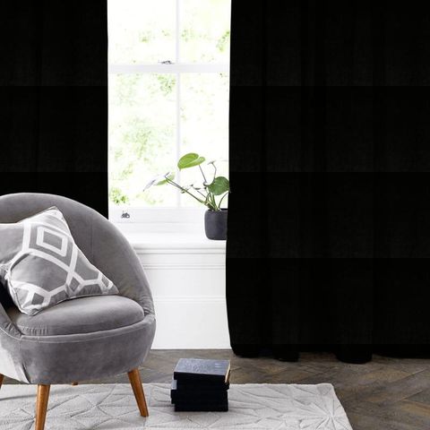 Glamour Noir Made To Measure Curtain