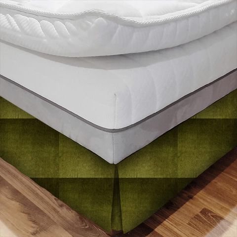 Glamour Sage Bed Base Valance