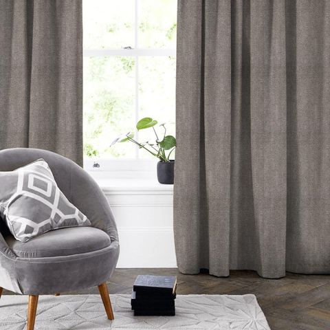 Shelley Soft Grey Made To Measure Curtain