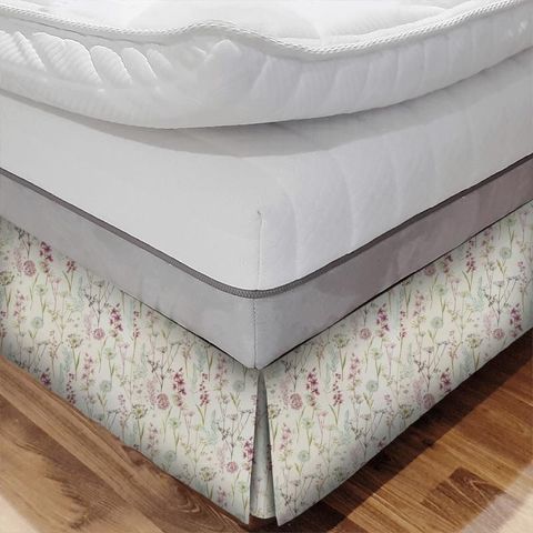 Wild Flower Heather Bed Base Valance