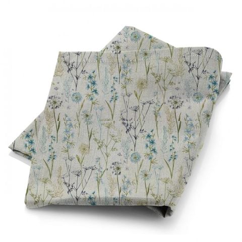 Wild Flower Teal Fabric