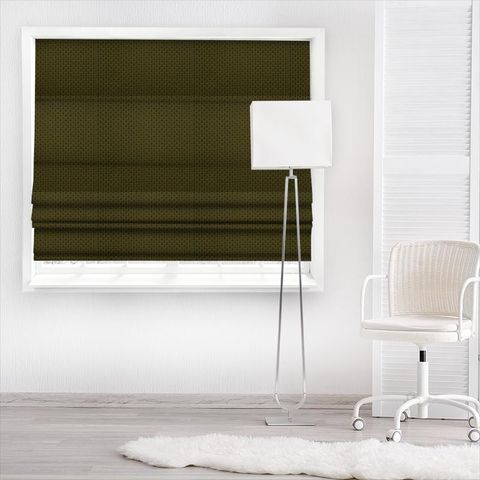 Orpheus Green Made To Measure Roman Blind