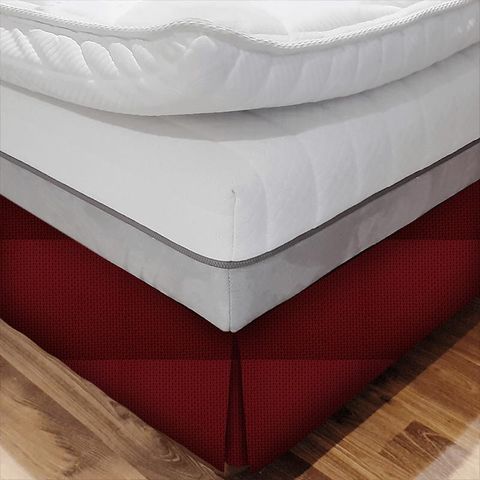 Orpheus Red Bed Base Valance