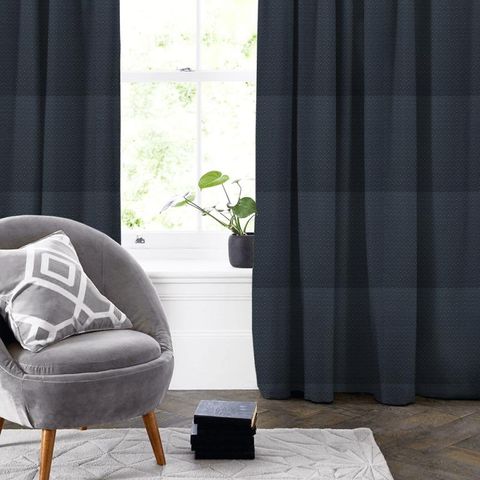 Riviera Midnight Made To Measure Curtain