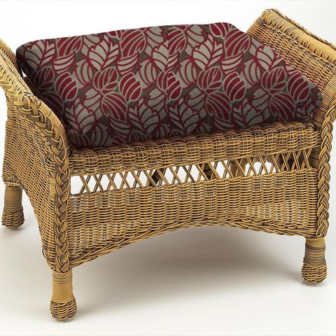 Arkona Vermillion Box Cushion