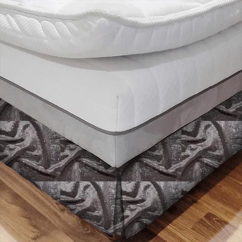 Zinc Mink Bed Base Valance