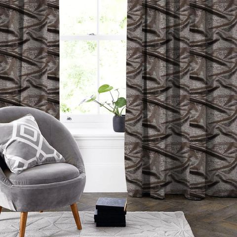 Zinc Mushroom Made To Measure Curtain