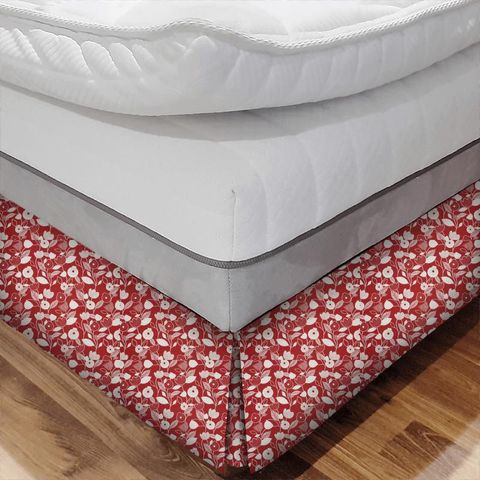 Nordic Scarlet Bed Base Valance