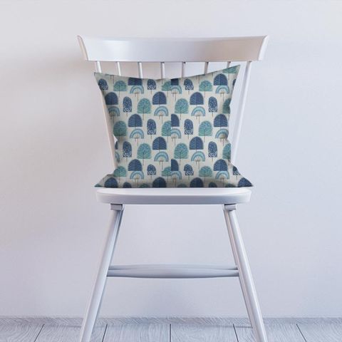 Scandi Wood Indigo Cushion