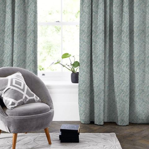 Marble Peacock Made To Measure Curtain