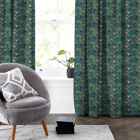 Rain Forest Lagoon Made To Measure Curtain