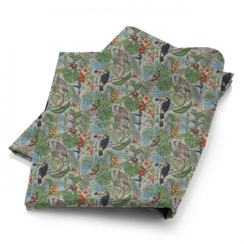 Rain Forest Papaya Fabric
