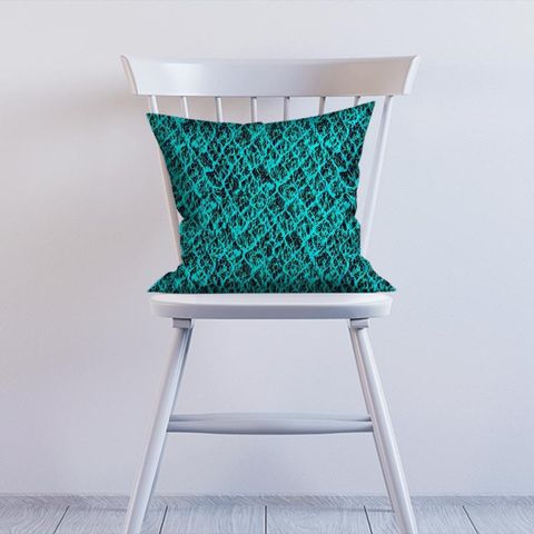 Crystal Turquoise Cushion