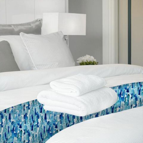 Impasto Blue Bed Runner