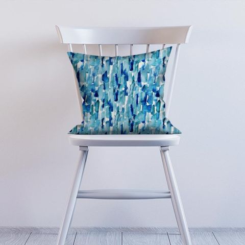 Impasto Blue Cushion