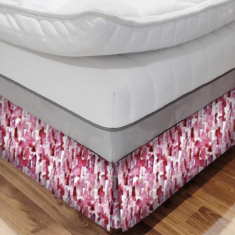 Impasto Pink Bed Base Valance