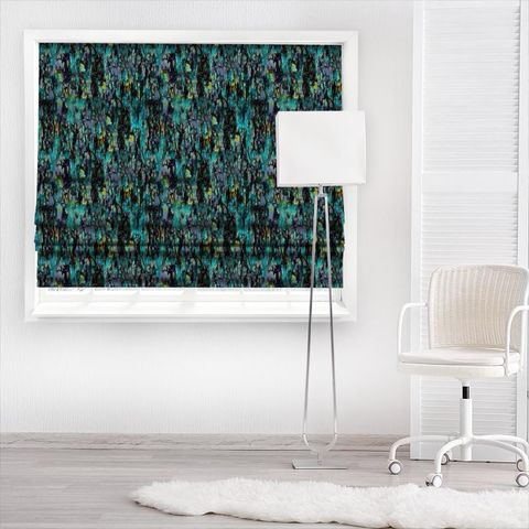 Palette Teal Made To Measure Roman Blind