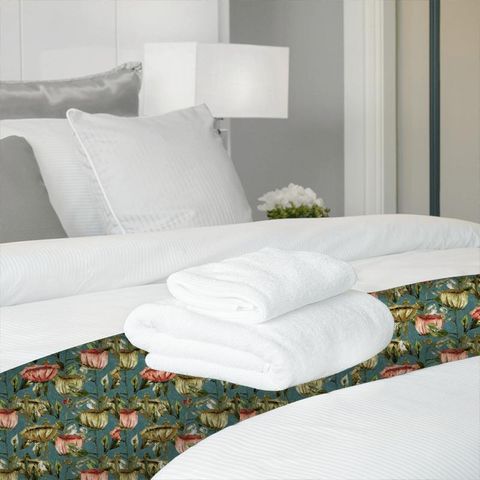 Tulipa Aqua Bed Runner