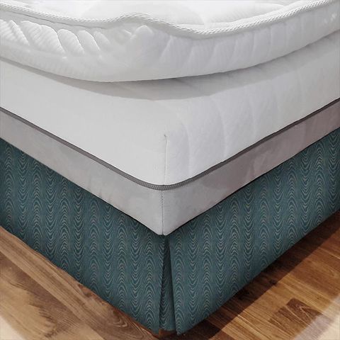 Tide Peacock Bed Base Valance