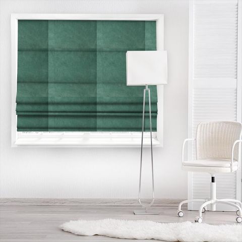 Eaton Square Aqua Made To Measure Roman Blind