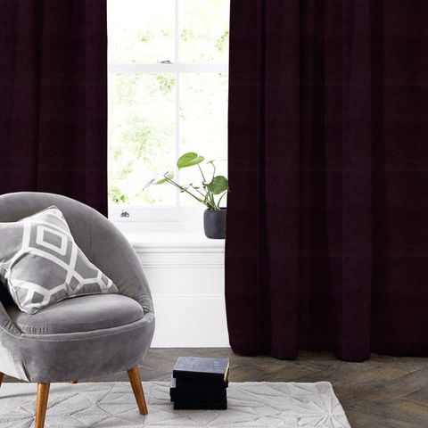 Eaton Square Purple Made To Measure Curtain