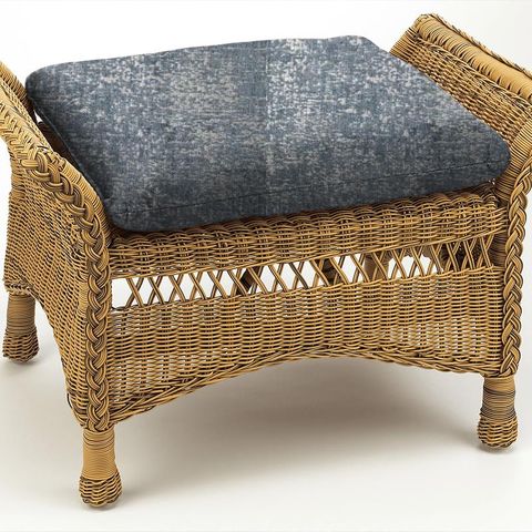 Stardust Teal Blue Box Cushion