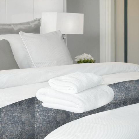 Stardust Teal Blue Bed Runner