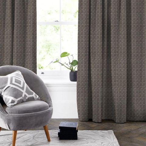 Komodo Charcoal Made To Measure Curtain