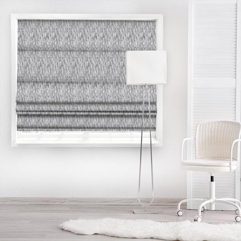 Linear Silver Made To Measure Roman Blind