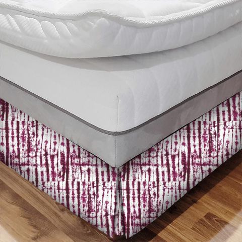 Design 6 Fuchsia Bed Base Valance