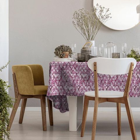 Design 7 Fuchsia Tablecloth