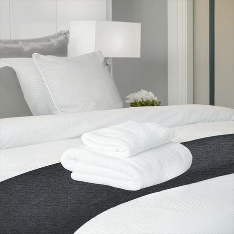 Logan Charcoal Bed Runner