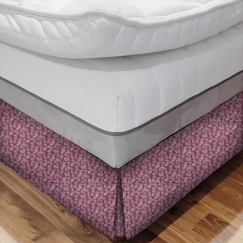 Caracas Very Berry Bed Base Valance