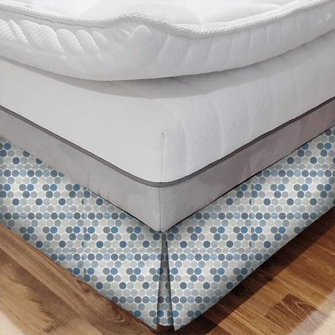 Casa Indigo Bed Base Valance