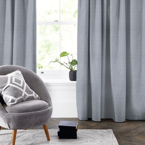 Paseo Indigo Made To Measure Curtain