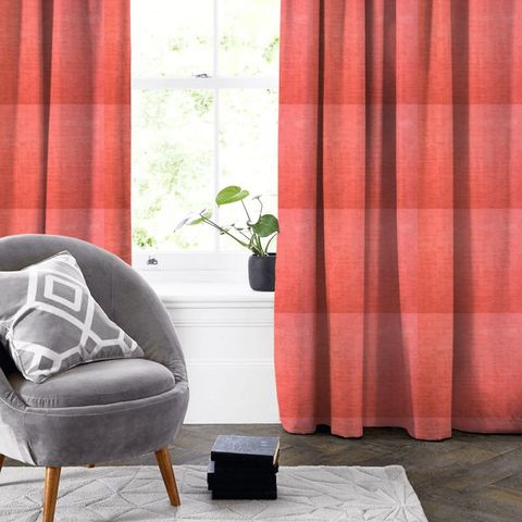 Dakota Coral Made To Measure Curtain