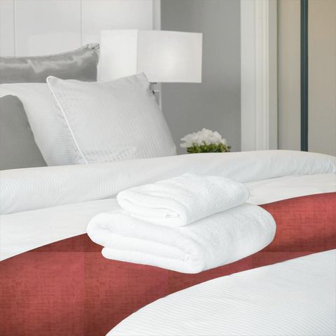 Dakota Crimson Bed Runner