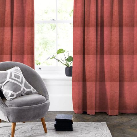 Dakota Crimson Made To Measure Curtain