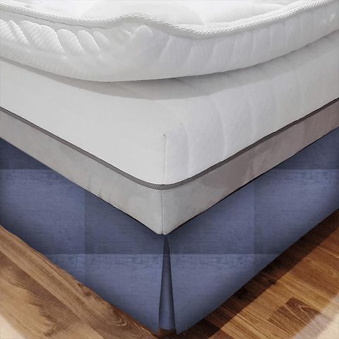 Dakota Denim Bed Base Valance