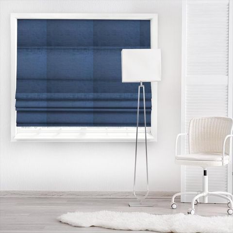 Dakota Indigo Made To Measure Roman Blind