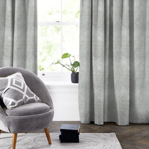 Arcadia Pewter Made To Measure Curtain