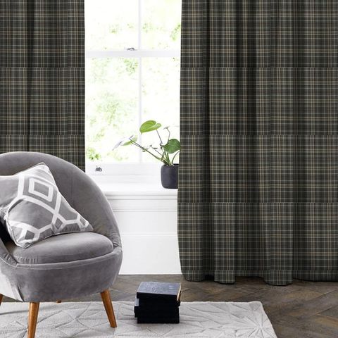 Heathcliff Charcoal Made To Measure Curtain