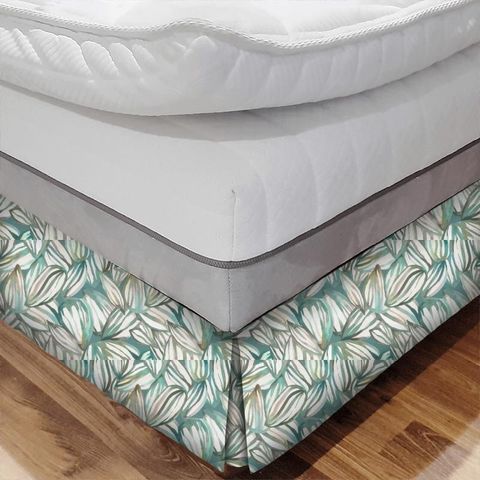 Topia Emerald Bed Base Valance