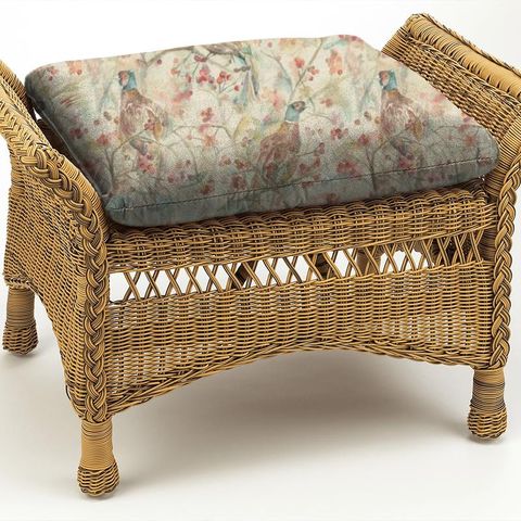 Blackberry Row Linen Box Cushion