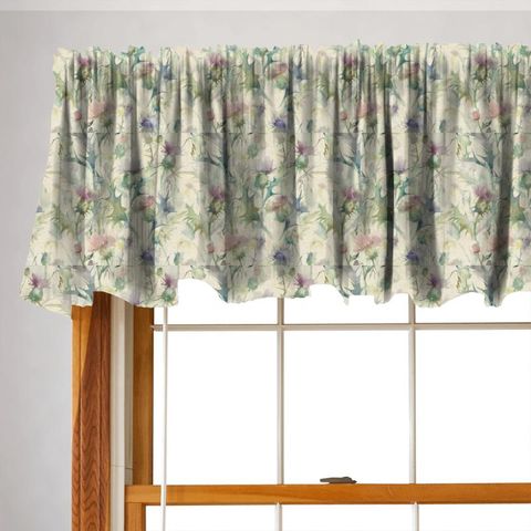 Cirsiun Linen Damson Valance