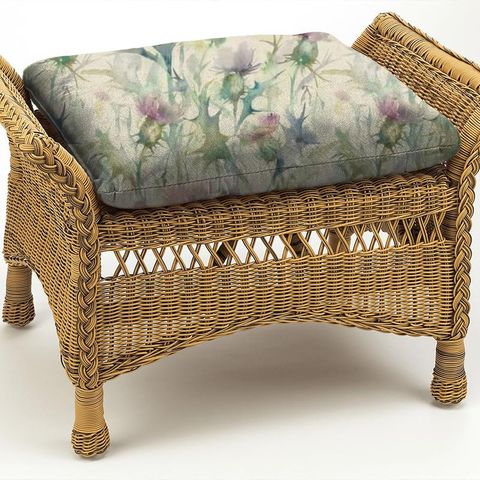 Cirsiun Linen Damson Box Cushion